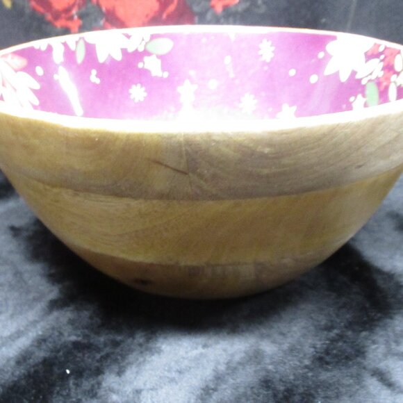 Decorative Wooden Christmas Tree Bowl - Picture 3 of 6